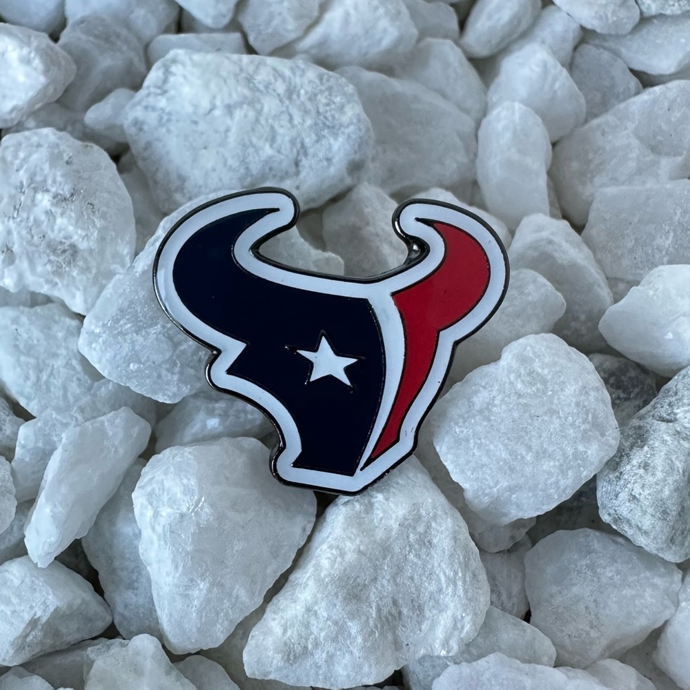 HOU Texans Classic Enamel Lapel Hat Pin Brooch